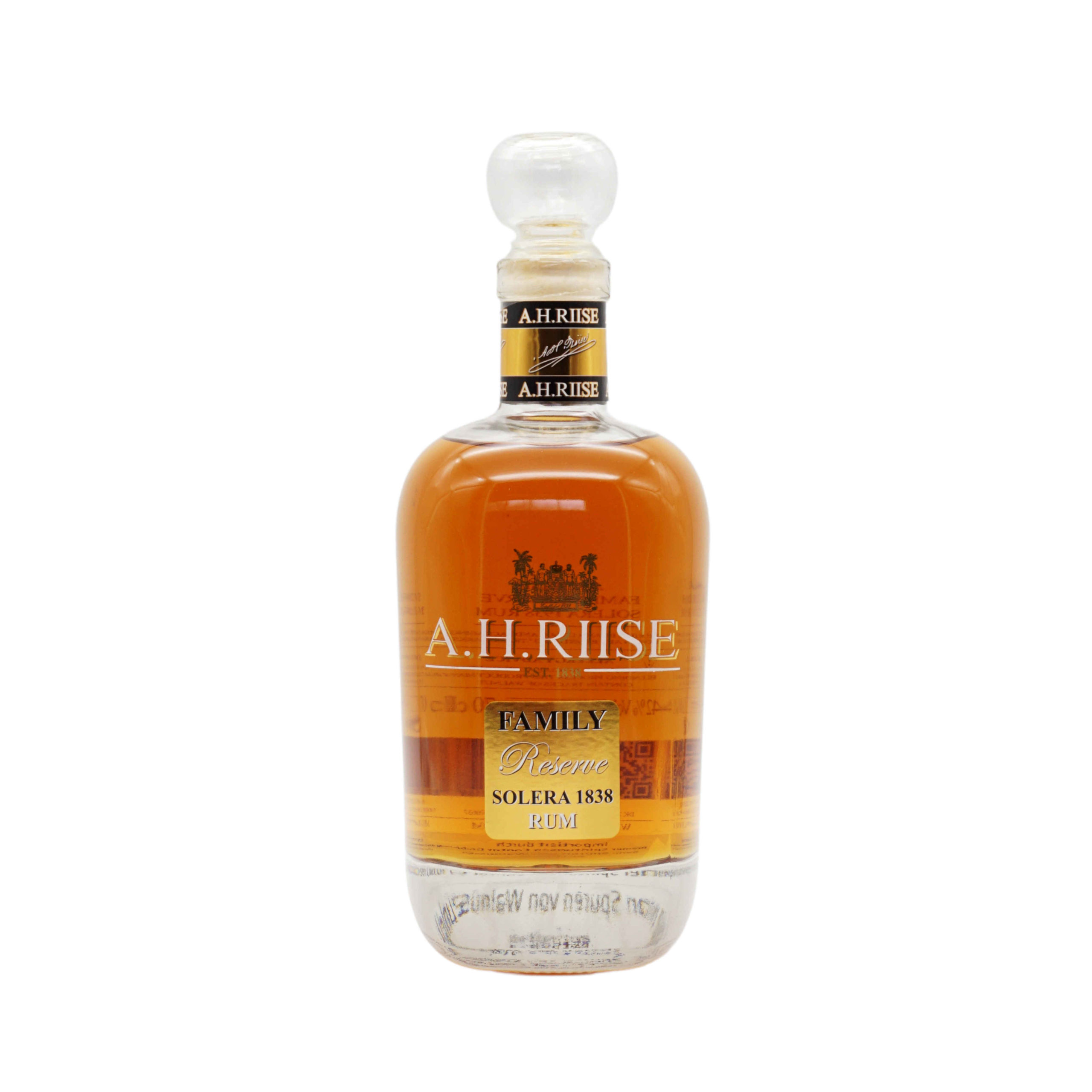 AH Riise Family Reserva Solera Flasche