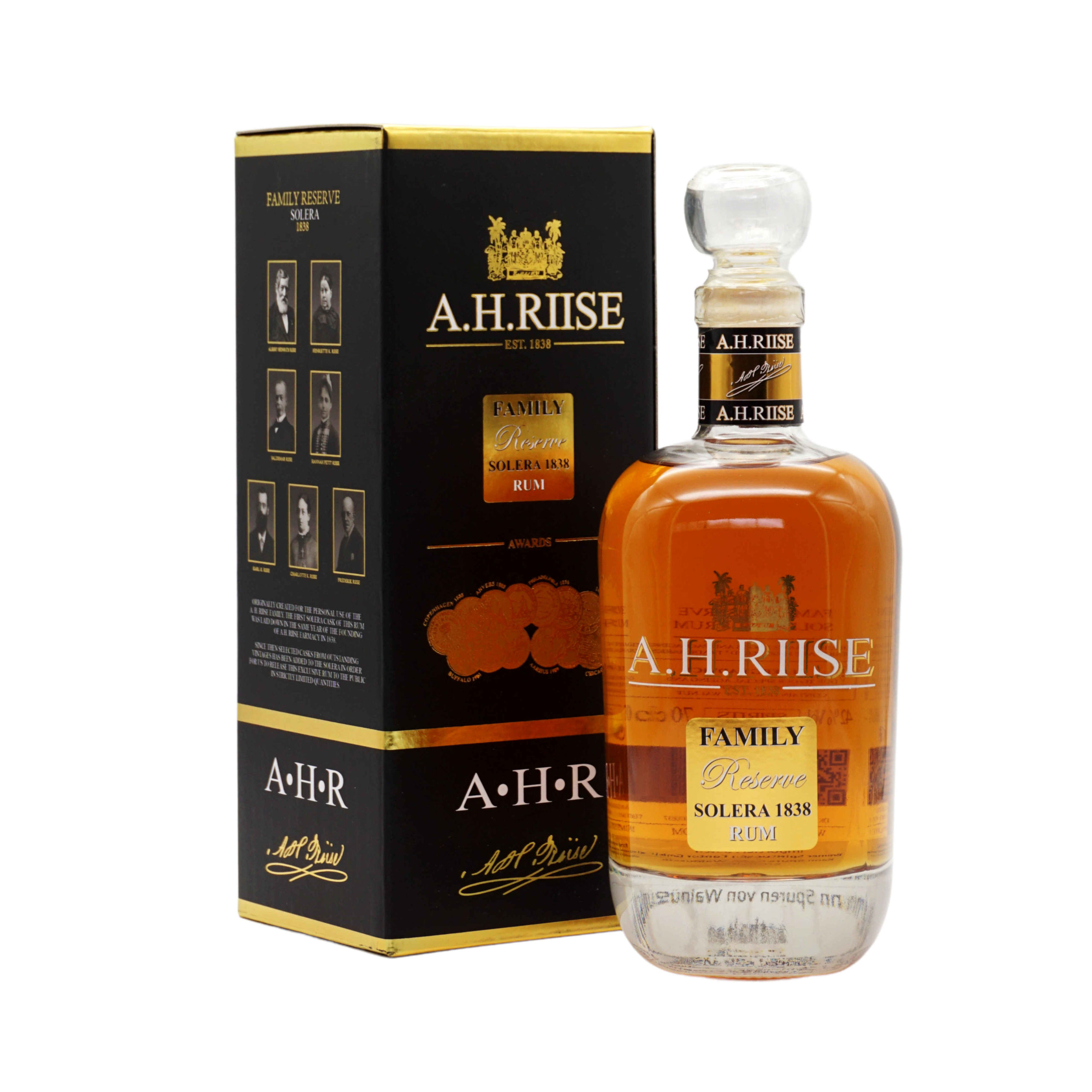 AH Riise Family Reserve Solera Flasche Karton