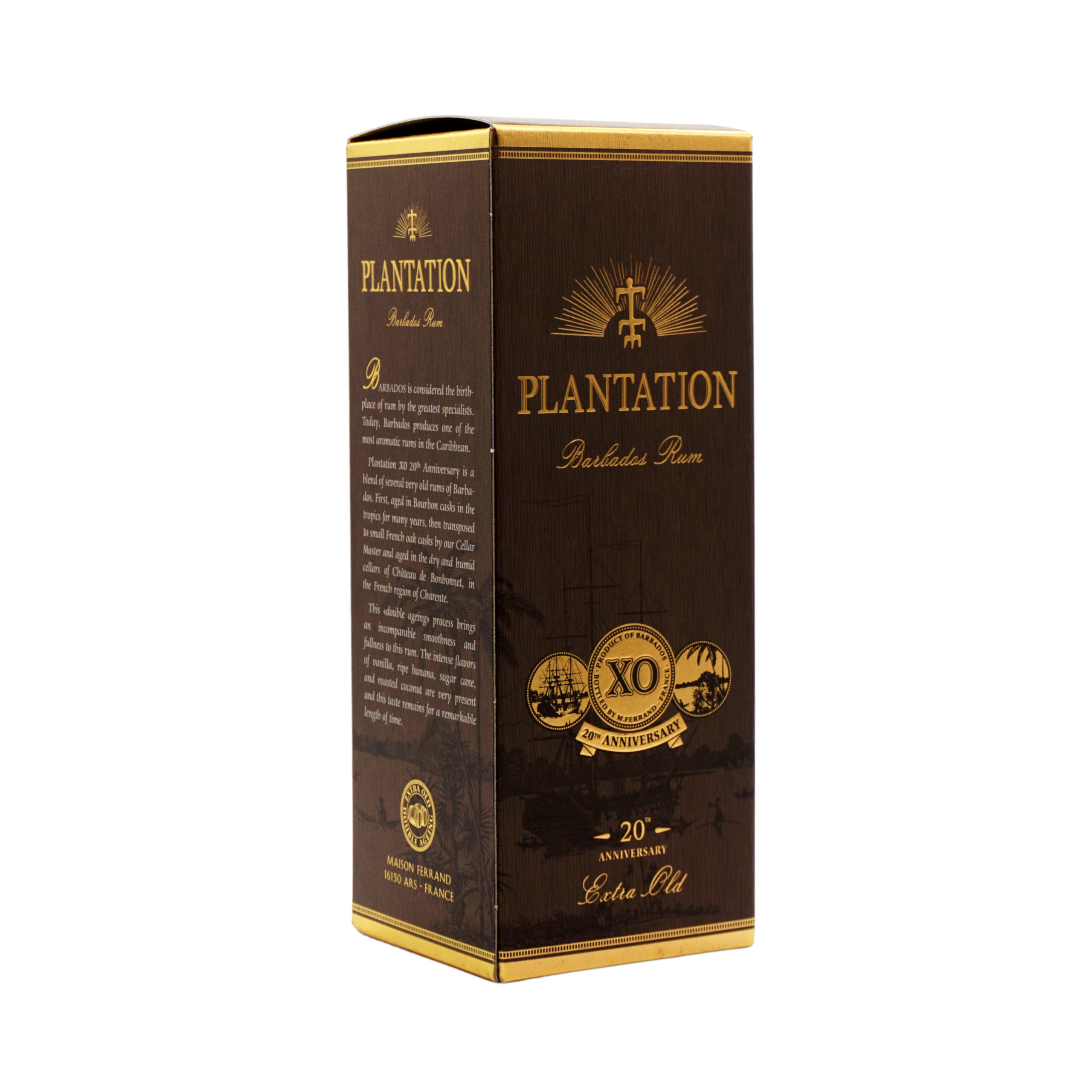 Plantation Barbados XO Rum 20th Karton