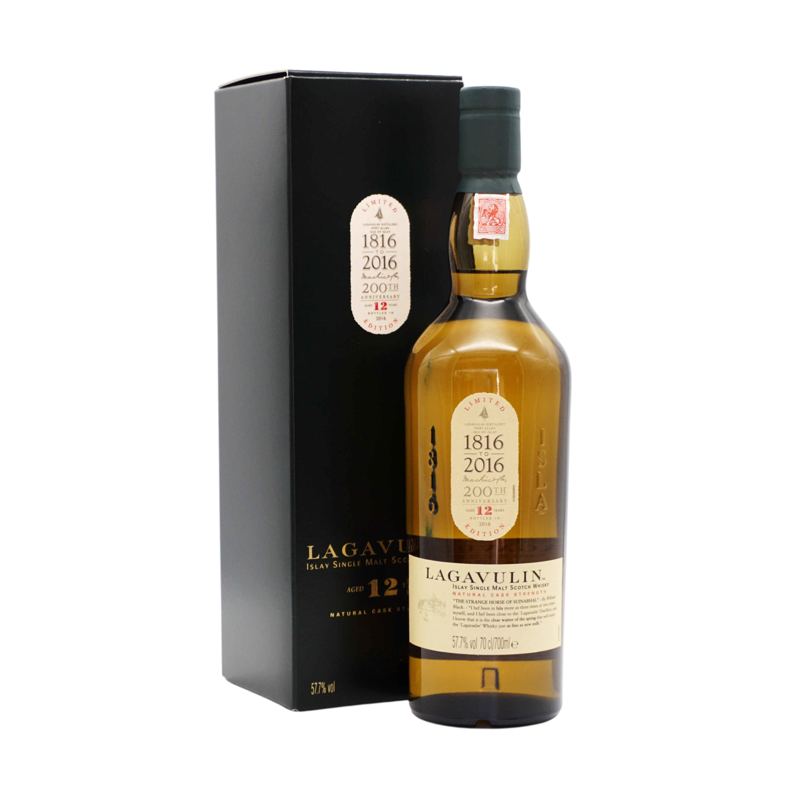 Lagavulin 12 Jahre Islay Single Malt Scotch Whisky 56,4% 0,7l Flasche Karton